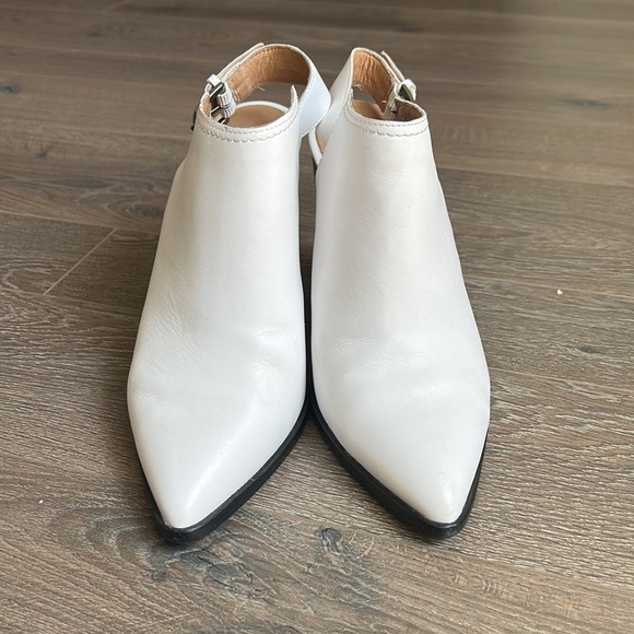 White Heeled Booties - Picture 2 of 3